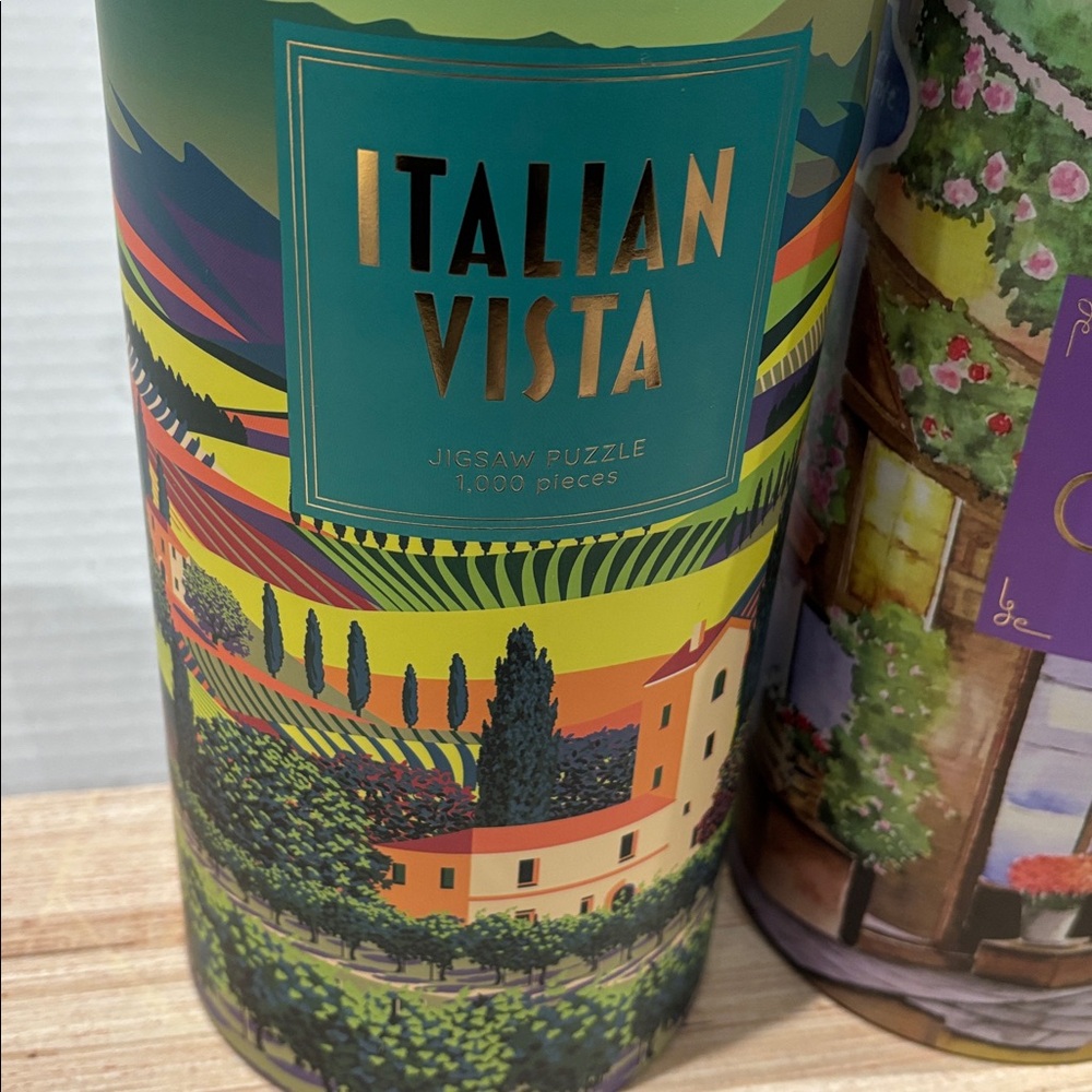 NEW 2 x 1,000 Piece Puzzles Italian Vista & Dreams of Paris Factory Sealed Boxes - Picture 2 of 9